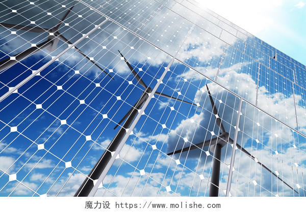 太阳能风力发电厂新能源发电